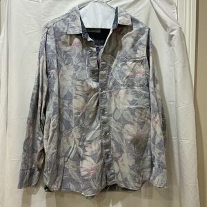 Tommy Bahama Striped Button-Up  Shirt. Big 2x